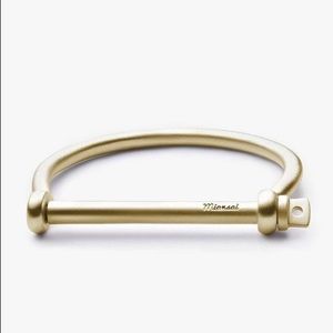 MIANSAI SCREW CUFF NEW Gold/Brass Unisex